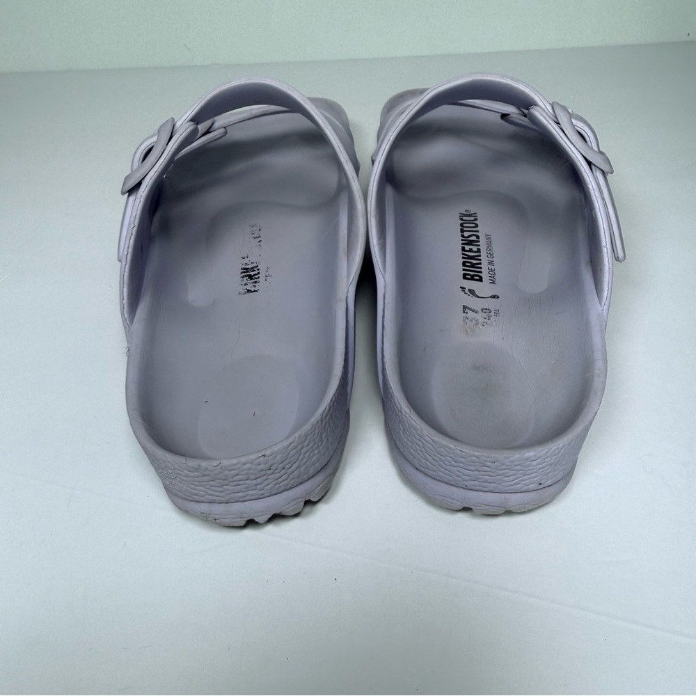 Birkenstock Arizona EVA Sandals Purple Fog Lavender Slides Women’s Size 6/7 - Picture 4 of 9